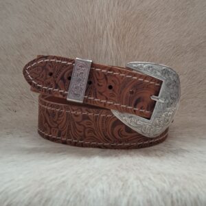Riem & buckle B1- Flower cognac