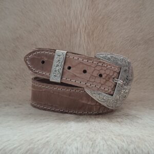 leren riem dames heren verwisselbare gesp buckle