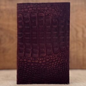 Paspoorthoes paard Croco bruin Royal