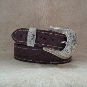 Riem & buckle B2- Flower chocolat