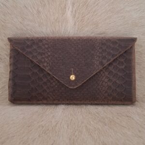 Rider Phone Pouch Classic- Snakesskin brown