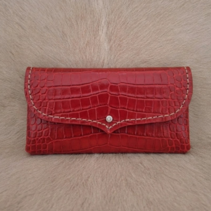 Rider Phone Pouch stitched- Mambo red