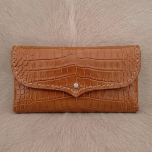 Leren telefoontas- Rider Phone Pouch - Mambo cognac